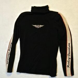 🖤🏍️🧡Harley Davidson long sleeved turtleneck sweater